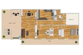 Wohnung mieten in 85435 Erding, Schöne 4 Zimmer Wohnung mit Dachterrasse und Südbalkon in zentraler Lage