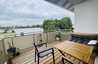 Wohnung mieten in 93326 Abensberg, Helle 3-Zimmer Dachgeschosswohnung mit 2 Balkonen und 2 Tiefgaragenstellplätzen in Abensberg!