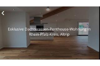 Penthouse mieten in 67122 Altrip, Exklusive Dachterassen-Penthouse-Wohnung in Rhein-Pfalz-Kreis, Altrip