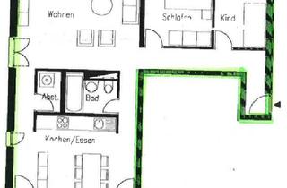 Wohnung mieten in 06188 Landsberg, Attraktive 3-Zimmer-Wohnung mit Balkon, Stellplatz und Kellerraum