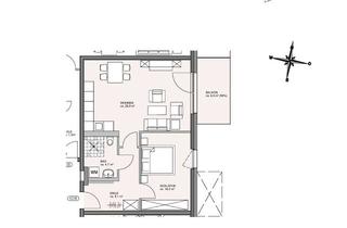 Wohnung mieten in Waldstraße 3a, 67346 Kernstadt-Nord, ******* NUR MIT WOHNBERECHTIGUNGSSCHEIN ******* 2 ZKB Neubauwohnung