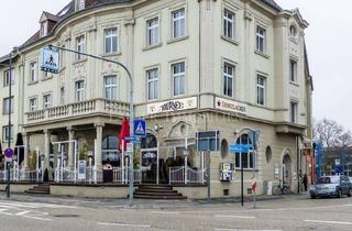 Gewerbeimmobilie kaufen in 76646 Bruchsal, Großes Bistro mit Terrasse und 2-Zimmer-Apartment am Bahnhof von Bruchsal