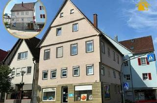 Haus kaufen in 74405 Gaildorf, Renditestarkes Fachwerkhaus mit Ladeneinheit im Herzen von Gaildorf