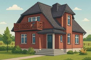 Haus kaufen in 16356 Ahrensfelde, Wohnen am Koppelrand – mit Balkon, Terrasse, Kamin und Raum für neue Ideen