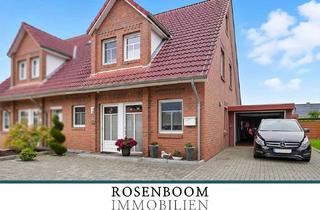 Doppelhaushälfte kaufen in 26624 Südbrookmerland, Doppelhaushälfte mit durchdachtem Grundriss und guter Ausstattung in ruhiger Sackgassenlage