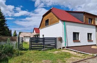 Doppelhaushälfte kaufen in 03253 Doberlug-Kirchhain, Doppelhaushälfte, viel Wohnfläche & Garten, Ausbauplanung vorhanden
