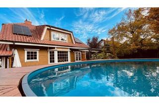 Haus kaufen in 67271 Obersülzen, Reserviert | Ihr privates Sommer-Resort: Exkl. EFH-Holzhaus mit Pool, Outdoor-Küche, Sauna und PV