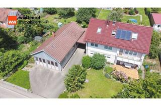 Haus kaufen in 89547 Gerstetten, Zweifamilienhaus mit separatem Werkstattgebäude. Perfekt für Familien, Handwerker oder Investoren.