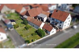 Haus kaufen in 97531 Theres, Ein-/Zweifamilienhaus mit vier Garagen, Scheune und Nebengebäuden sowie Gartenfläche