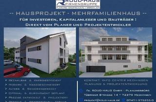 Mehrfamilienhaus kaufen in 72669 Unterensingen, + EXKLUSIVES MEHRFAMILIENHAUS-PROJEKT MIT BAUGENEHMIGUNG! +