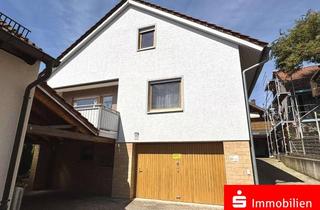 Haus kaufen in 73337 Bad Überkingen, Großes Zweifamilienhaus mit Carport und Doppelgarage!