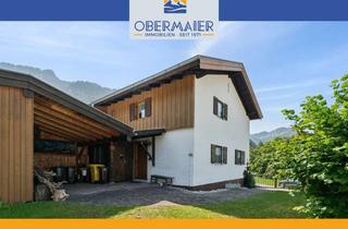 Doppelhaushälfte kaufen in 82487 Oberammergau, Doppelhaushälfte mit Entwicklungspotenzial & herrlichem 270°-Panorama-Blick in OBERAMMERGAU