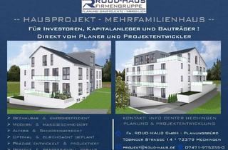 Mehrfamilienhaus kaufen in 72172 Sulz, + EXKLUSIVES MEHRFAMILIENHAUS-PROJEKT MIT BAUGENEHMIGUNG! +