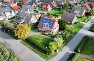 Einfamilienhaus kaufen in 26736 Krummhörn, Nähe Greetsieler Hafen! Einfamilienhaus mit Garage, PV-Anlage, Terrasse, Balkon und Gartenanlage!