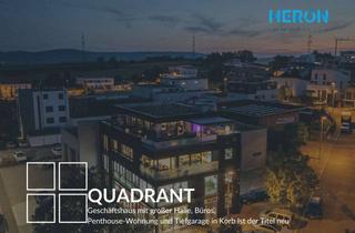Haus kaufen in 71404 Korb, QUADRANT - Luxus Penthouse-Wohnung mit Büros, Industriehalle und eigener Tiefgarage