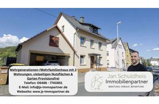 Mehrfamilienhaus kaufen in 56368 Katzenelnbogen, Mehrgenerationen-/Mehrfamilienhaus mit 3 Wohnungen, vielseitigen Nutzflächen & Garten Provisionsfrei