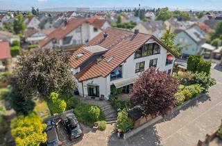 Haus kaufen in 64584 Biebesheim am Rhein, Flexibles Wohnen: Maisonette, Garten und zwei Loggien