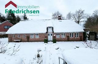 Haus kaufen in 25842 Bargum, Charmante Reetdachkate in idyllischer Dorfrandlage