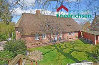 Haus kaufen in 25842 Bargum, Charmante Reetdachkate in idyllischer Dorfrandlage