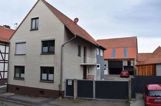 Einfamilienhaus kaufen in 37434 Obernfeld, Wohnen und Arbeiten an einem Platz: Saniertes Einfamilienhaus mit großer Scheune