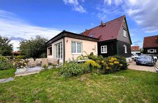 Haus kaufen in 17235 Neustrelitz, modernisierte Haushälfte mit Pool und Saunahaus in ruhiger Lage von Neustrelitz