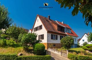 Doppelhaushälfte kaufen in 75210 Keltern, Doppelhaushälfte mit Traumgrundstück und Ausbaureserve – jetzt selbst gestalten