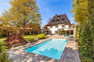 Villa kaufen in 82166 Gräfelfing, Stilvolle Altbauvilla mit Gästehaus, Traumgarten und Pool in vorzüglicher Lage
