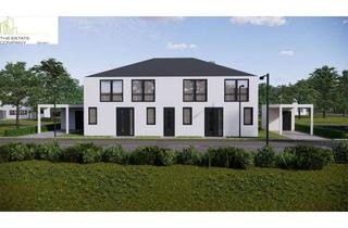 Doppelhaushälfte kaufen in Schwalbenmoor, 38527 Meine, Im Bau: Hochwertige Neubau-Doppelhaushälfte mit Garten (linke Seite)