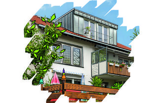 Haus kaufen in 71696 Möglingen, Sixties Haus, vier Parteien