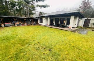 Haus kaufen in 16230 Chorin, Freizeitgrundstück mit 2.630 Bungalow mit Garten, Sommerhaus, Kamin & Garage - Neuhütte Idyll Lage!