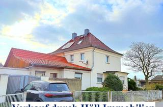 Doppelhaushälfte kaufen in Brehnaer Straße 81, 06749 Bitterfeld-Wolfen, Höll Immobilien: Verkauft schöne Doppelhaushälfte mit gepflegtem Garten in Bitterfeld/Wolfen