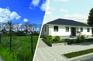 Haus kaufen in 99610 Sömmerda, Der Bungalow mit der charmanten Form – ausgefallen und praktisch in Tunzenhausen