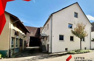 Doppelhaushälfte kaufen in 71254 Ditzingen, Doppelhaushälfte + Scheune + Werkstatt im Herzen von Schöckingen