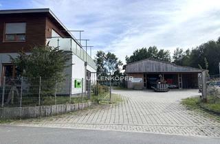 Gewerbeimmobilie kaufen in 21385 Amelinghausen, Gewerbeimmobilie in Amelinghausen bei Lüneburg – Bürogebäude + 2 Hallen auf 4.242 m² Grundstück