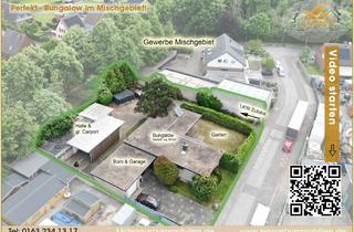 Gewerbeimmobilie kaufen in 50181 Bedburg, Perfekt ! Wohnen und Arbeiten - Bungalow mit Halle !!!