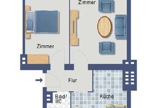 Anlageobjekt in Gorkistraße 66, 13509 Tegel, gut geschnittene Kapitalanlage mit Sonnen-Balkon