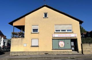 Anlageobjekt in 97522 Sand, Nur € 199.000,—! Gut vermietetes Wohn- u. Geschäftshaus mit Werkstatt/Garage, Wohn-/Nutzfl. 400m²