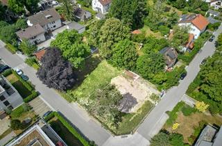 Grundstück zu kaufen in 82152 Krailling, Baugrundstück mit genehmigtem Entwurf für ein modernes Einfamilienhaus