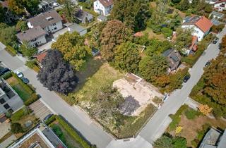 Grundstück zu kaufen in 82152 Krailling, Baugrundstück mit genehmigtem Entwurf für ein modernes Einfamilienhaus