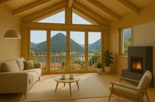 Grundstück zu kaufen in 83727 Schliersee, Traumhaftes Panoramagrundstück in Schliersee - Seeblick in Hanglage mit Vorbescheid - echte Rarität!