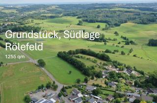 Grundstück zu kaufen in Rölefeld 33, 51545 Waldbröl, Den ganzen Tag Sonne! 1.255 qm Baugrundstück in Südlage