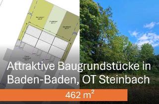 Grundstück zu kaufen in 76534 Steinbach, Bauplatz mit 462 m² in Baden-Baden Steinbach – der ideale Start für Ihr Reihenendhaus