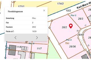 Grundstück zu kaufen in 19395 Plau, Baugrundstück in Plau am See – 1.639 m², teilbar, voll erschlossen