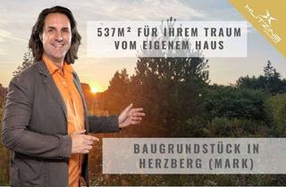 Grundstück zu kaufen in 16835 Herzberg (Mark), PROVISIONSFREI - 537m² Baugrundstück in Herzberg Mark
