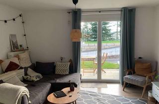 Immobilie mieten in 72818 Trochtelfingen, Möblierte 2-Zimmer-Wohnung mit Terrasse zur Zwischenmiete (Mitte Okt–Ende März)