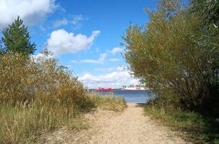 Immobilie mieten in 21706 Drochtersen, Haus oder Zimmer möbliert, unmöbliert gern mit Hund. Outdoorbereich mit Außenterrasse und Balkon