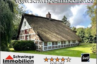 Haus kaufen in 21730 Balje, Charmante Reetdachkate am Deich in Balje / Elbe zu verkaufen.