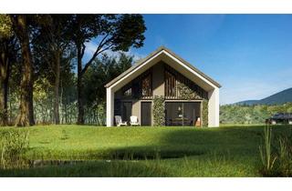 Einfamilienhaus kaufen in Schloßleite, 86899 Landsberg, NEUBAU: stilvoller Bungalow Holzhaus in ruhiger Ortsrandlage unweit von Landsberg am Lech