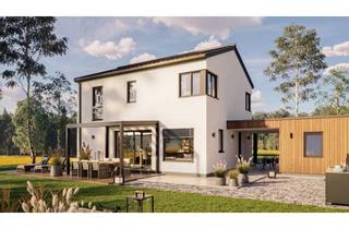 Einfamilienhaus kaufen in Schloßleite, 86899 Landsberg, TRAUMLAGE: Neubau eines modernen Holzhauses Einfamilienhaus mit Grundstück im idyllischen Pitzling