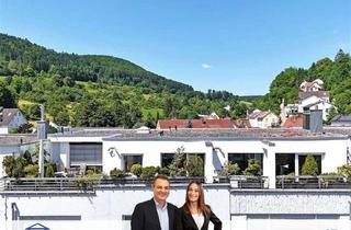 Penthouse kaufen in 72461 Albstadt, Helle Penthouse-Wohnung mit ca. 60 m² Außenfläche: Große Dachterrasse, Loggia und Balkon